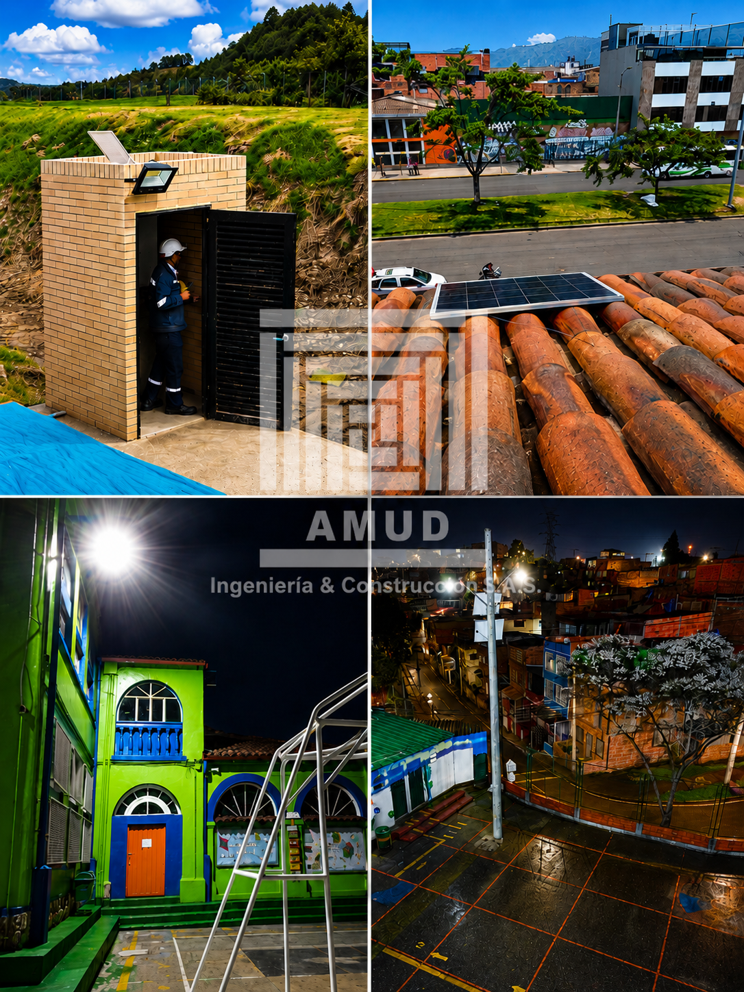 Instalación iluminación fotovoltaica — Bogotá